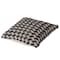 Deerlux 16" Handwoven Cotton Throw Pillow Cover with Small Black & White Chevron Pattern with Filler QI004302.CV.K - alternate 6